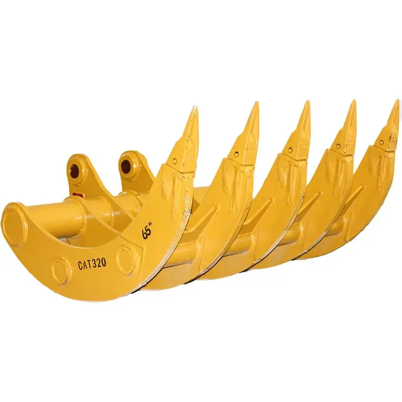Teran Rake & Root Rake | Model Rake-320 | Width 65" & 68" Inches | High-Strength Steel | For Excavators 1