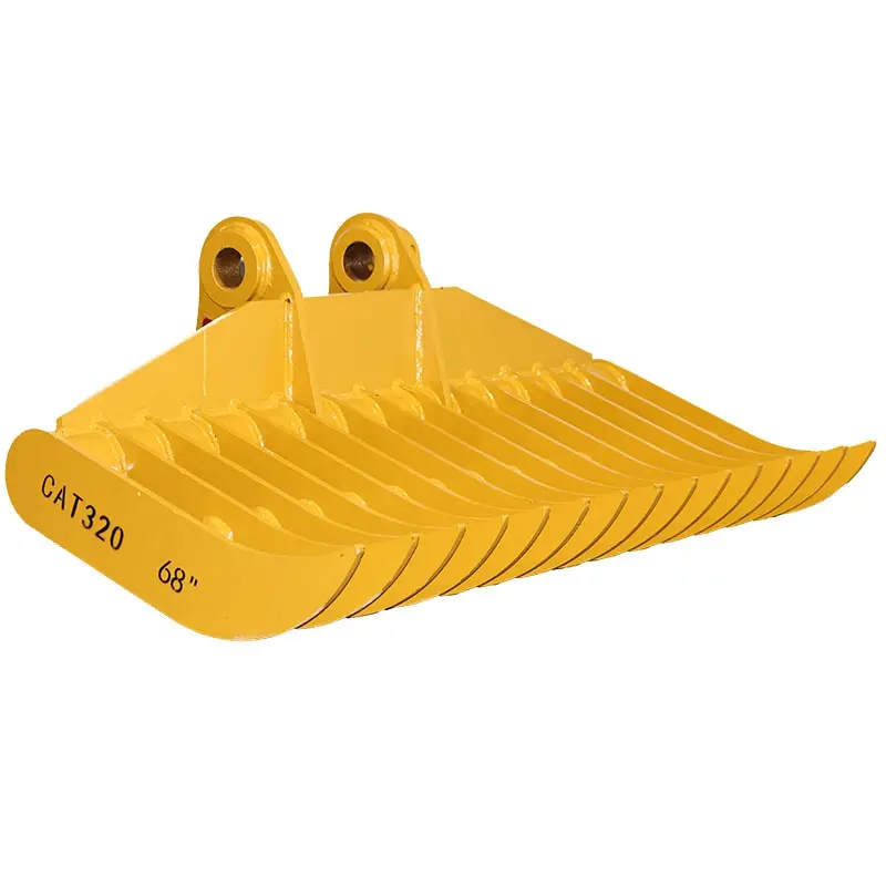 Teran Rake & Root Rake | Model Rake-320 | Width 65" & 68" Inches | High-Strength Steel | For Excavators 2