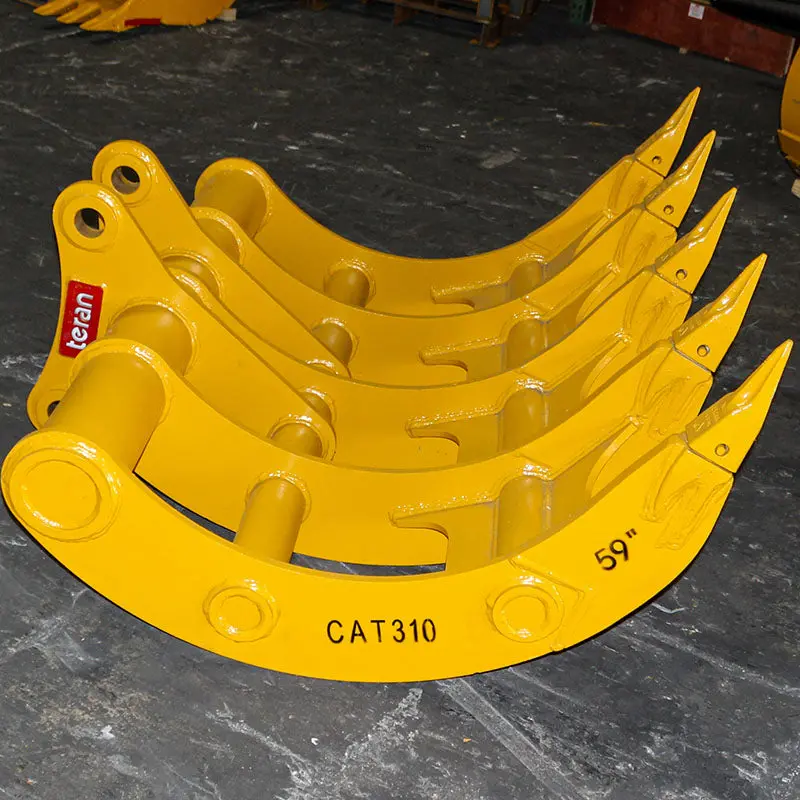 Teran Root Rake | Model Rake-310 | Width 59" & 61" Inches | High-Strength Steel | For Excavators 1