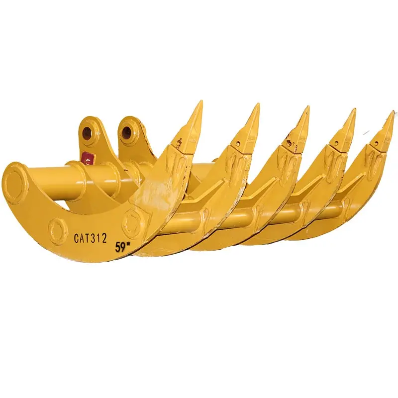 Teran Root Rake | Model Rake-312 | Width 59" & 61" Inches | High-Strength Steel | For Excavators 1