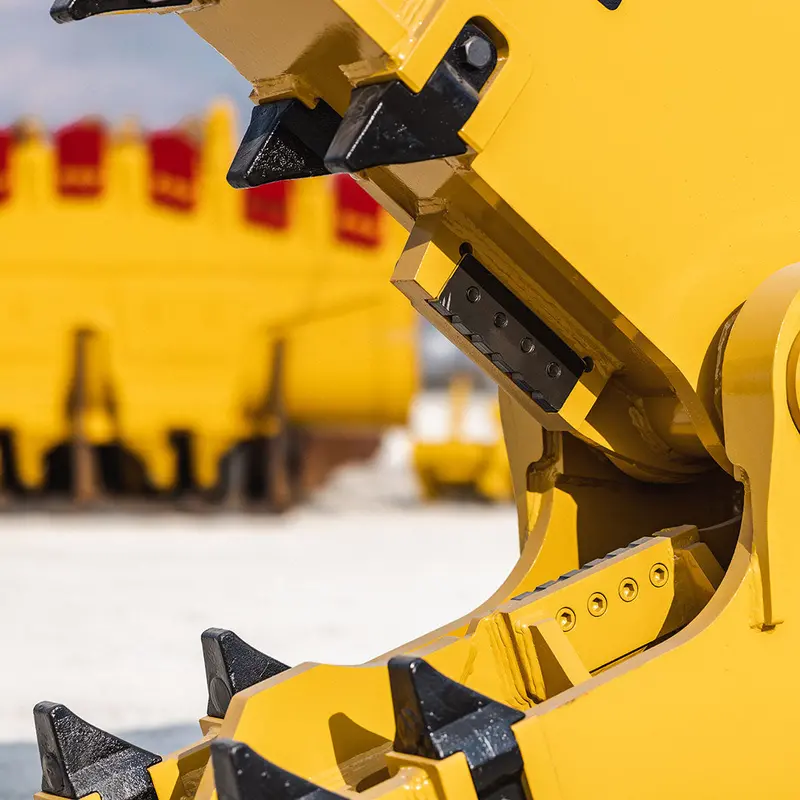 Teran Rotating Pulverizer | Model Tdrv-60 | High Strength Steel | Replaceable Teeth & Blades | Compatibility Up To 60 Ton | For Excavators 1