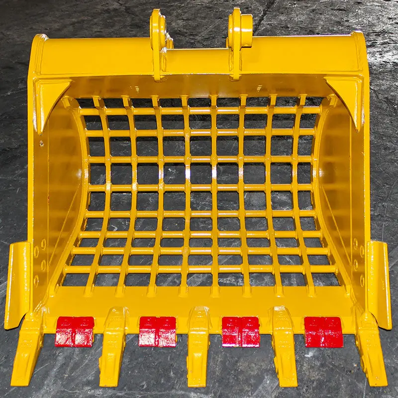 Teran Skeleton Buckets Cat Excavator | Model Bkt-301Skel To Bkt-374Skel | Bucket Width Range 24" To 84" Inches | High-Strength Steel | For Excavators 1
