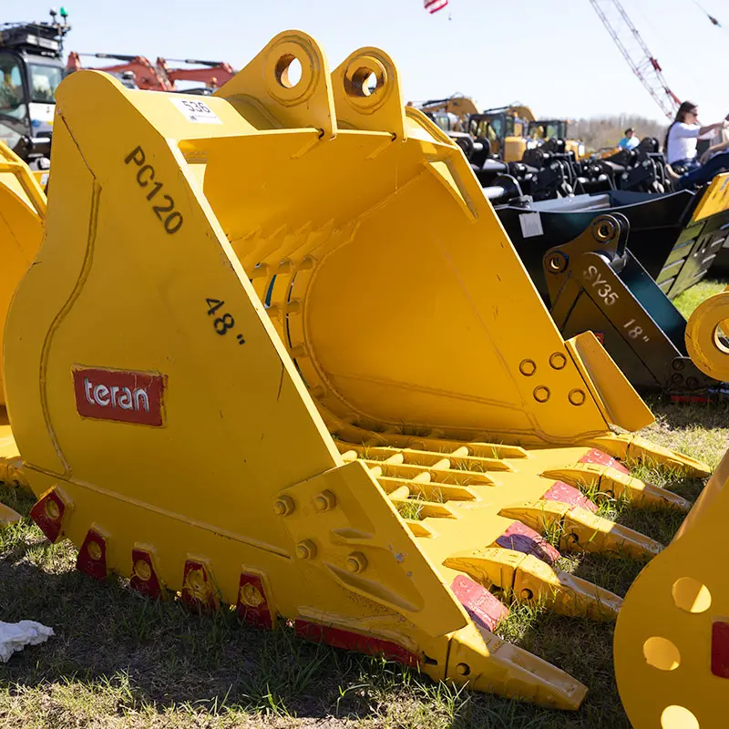 Teran Skeleton Buckets Komatsu Excavators | Model Bkt-Pc120 To Bkt-Pc650 | Bucket Width Range 48" To 72" Inches | For Excavators 1