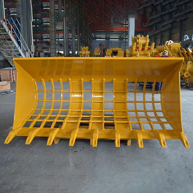 Teran Skeleton Loader Buckets | Model Bkt-938G/H, Bkt-950G/H & Bkt-966G/H | Bucket Width 105", 114" & 119" Inches | For Excavators 1