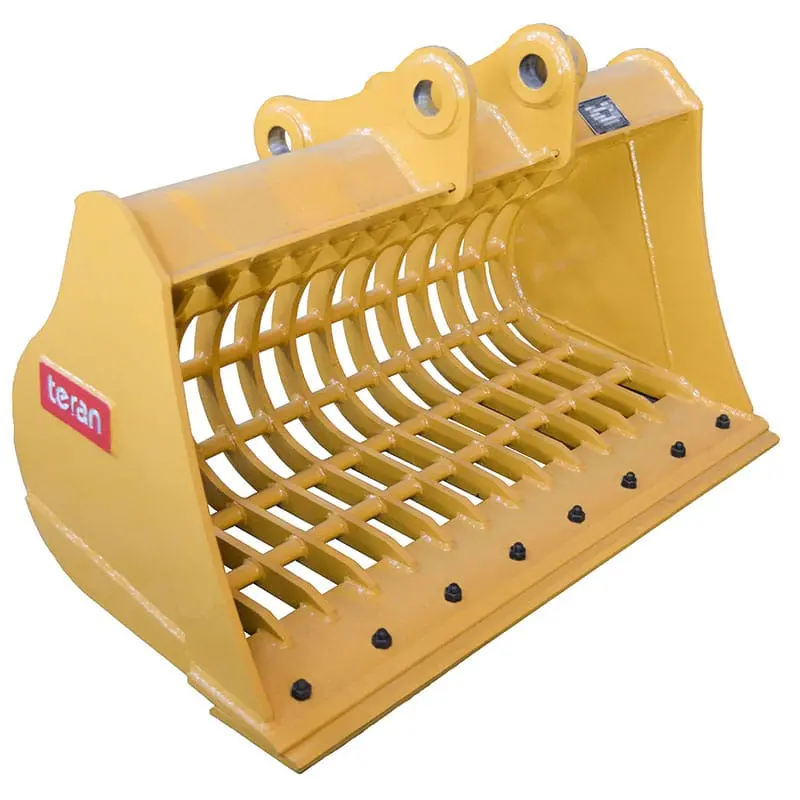 Teran Skeleton Mud Buckets | Model Bkt-307 & Bkt-312 | Bucket Width 48" & 60" Inches | High-Strength Steel | For Excavators 1