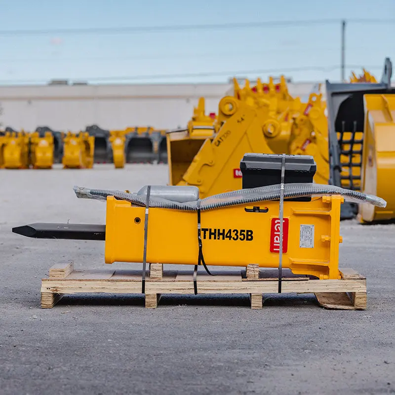 Teran Thh435b Hydraulic Breaker – Backhoe W/Out Mounting Head, Excavator Attach 1