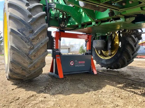 The Tire Grabber Sprayer Jack | Model Tgjack-18 | Width 66" | Capacity 30,000 Lbs | For High-Clearance Sprayers & Heavy Equipment 1