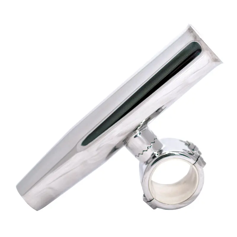 Tigress 1" Polished Ss Adjustable Clamp-On Rod Holder [88191] 1
