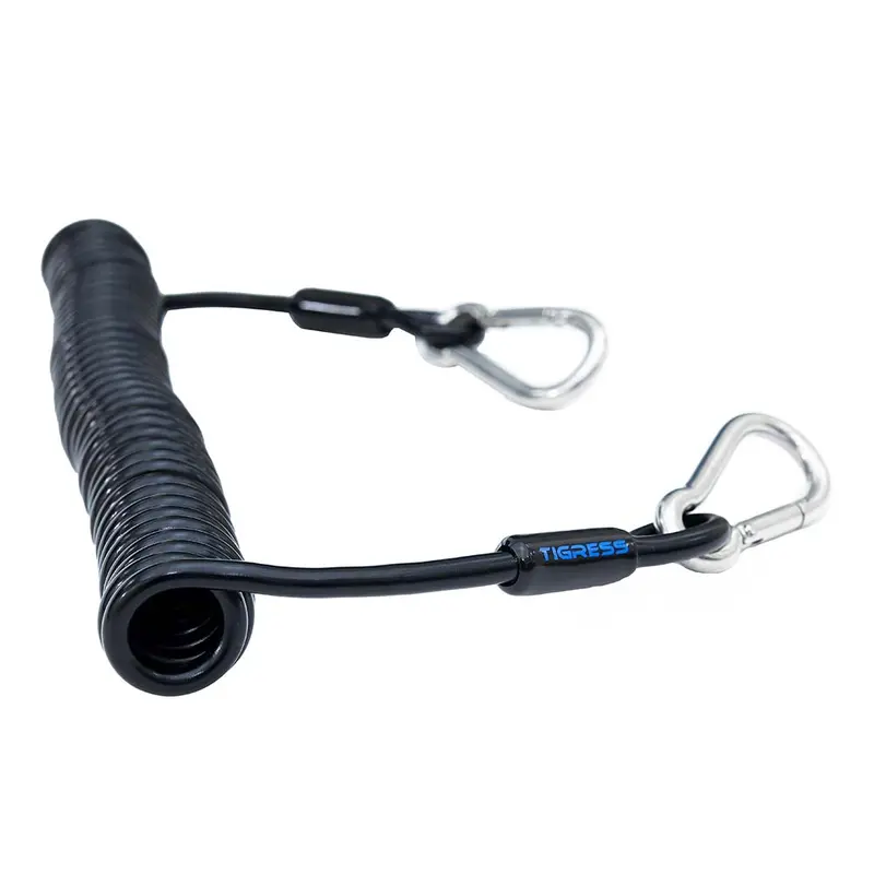 Tigress Light Tackle Coiled Safety Tether - 600Lbs [88440] 1