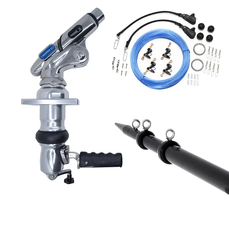 Tigress Xd Crank Top Mount System - 18 - Black Outriggers Pro Series Double Rigging Kit [88825-3] 1
