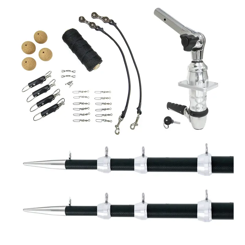 Tigress Xd Top Mount System - 18 Carbon Fiber Black/Silver Ultimate Rigging Kit [88679-01] 1