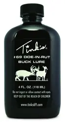 Tinks Deer Lure #69 Doe-In-Rut - 4Fl Oz Squirt Top Bottle 1