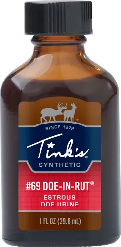 Tinks Deer Lure #69 Doe-In-Rut - Synthetic 1Fl Ounce Bottle 1
