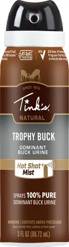 Tinks Deer Lure Trophy Buck - Hot Shot Mist 3Oz. Aerosol 1