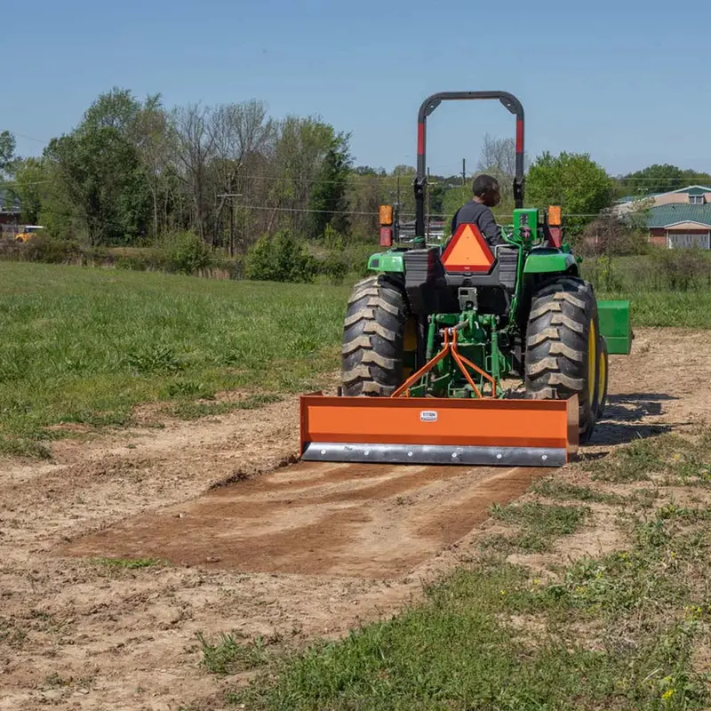Titan Attachments Box Blade Scraper | Heavy-Duty Steel | 4'–7' Width Options | 296–443 Lbs | Horsepower 18–45 Hp | For Tractors 1