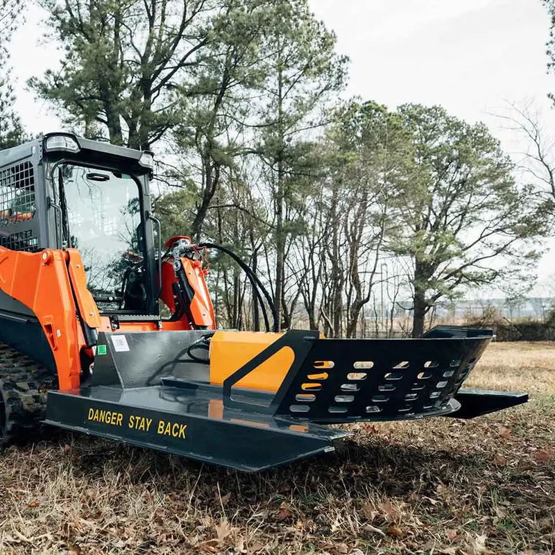 Titan Attachments Economy Series Brush Cutter | 66" Cutting Width | Gear Motor | 3" Dia. Capacity | 14–20 Gpm Flow | For Skid Steer 1