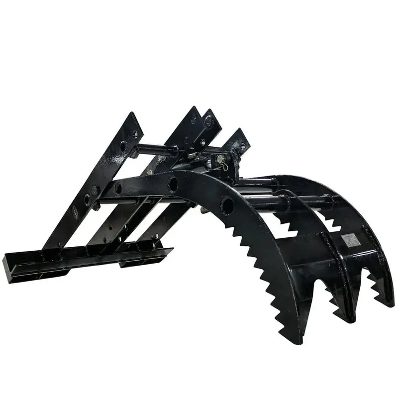 Titan Attachments Grapple Fork-Mounted Attachment | 25" Grapple Width | 36" Tine Length | Horsepower 25–120 Hp | For Tractor 1