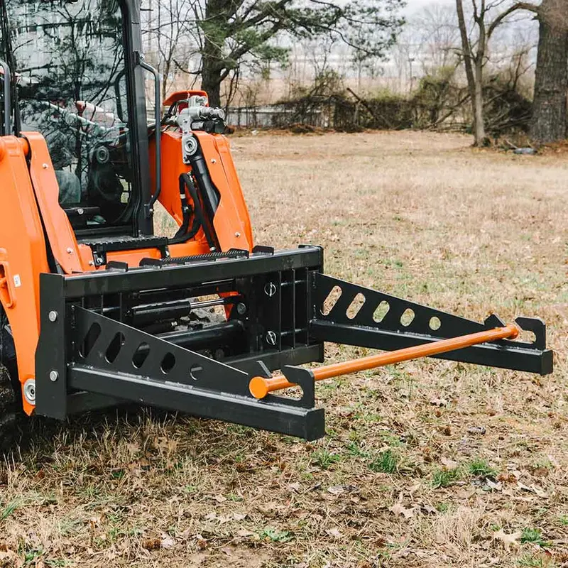 Titan Attachments Heavy-Duty Sod Roller | 36"–52" Adjustable Width | Up To 60" Roll Diameter | 1.5" Bar | Oil Flow Range 12–25 Gpm | For Skid Steers 1