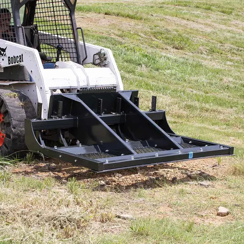 Titan Attachments Land Planer | Heavy-Duty Landscape Leveler | 72"–84" Width | 4" Rip Depth | Oil Flow Range 13–25 Gpm | For Skid Steers 1