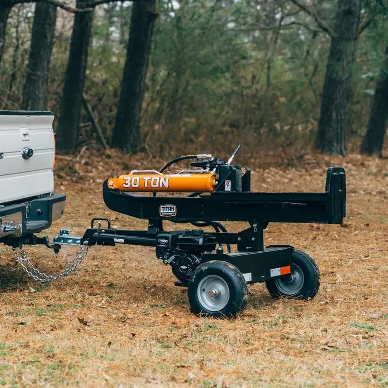 Titan Attachments Log Splitter | 30 Ton Force | 208Cc Briggs & Stratton | 47" Width | 502 Lb | 6.5 Hp | For Atv/Utv 1