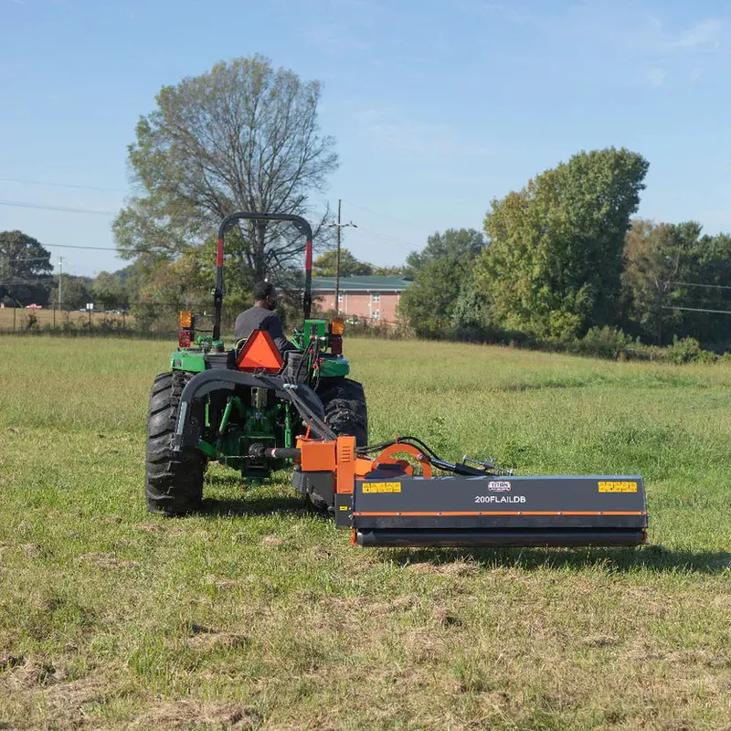 Titan Attachments Offset Flail Ditch Bank Mower | Cutting Width 48"–78" | Hammer Blades | Up To 3" Mulching | Horsepower 20–90 Hp | For Tractors 1