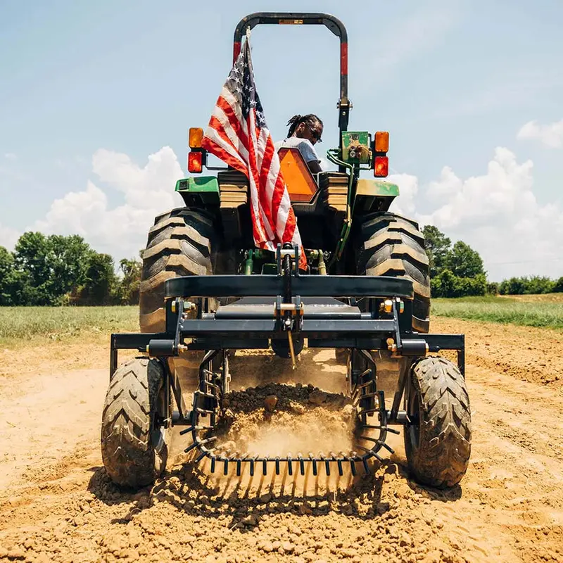Titan Attachments Potato Digger | 19" Scoop | 46" Width | 5 Depth | Horsepower 20–30 Hp |  For Tractors 1