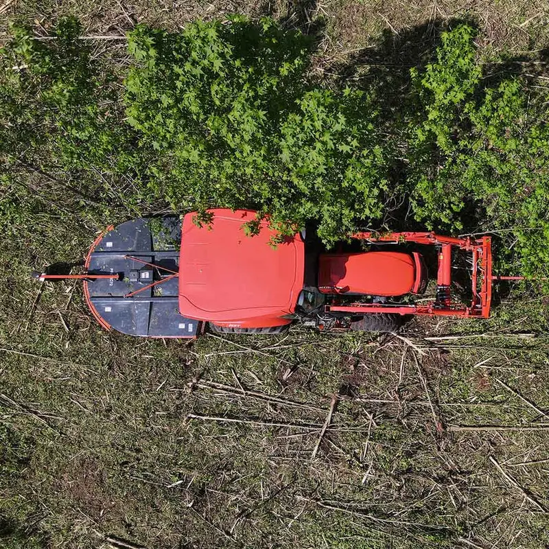 Titan Attachments Pro Series Rotary Cutter | 2″ Mulching Capacity | 5′–6′ Cutting Width | Rear Discharge | Heavy-Duty Brush Mower | 25–90 Hp | For Tractors 1