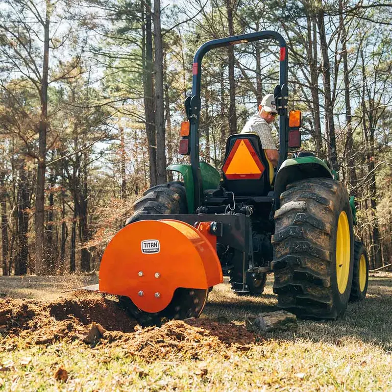 Titan Attachments Pto Stump Grinder | 24" Cutting Wheel | 6.7" Depth | 540 Rpm | 15–45 Hp | For Tractors 1