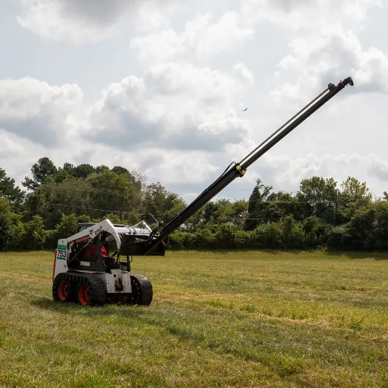 Titan Attachments Replacement Cylinder 26 Ft Telescoping Truss Boom | 90.5" Stroke | 2" Bore | 3,000 Psi Rated | 101.5" Mounting | Oil Flow Range 11–16 Gpm | For Skid Steer 1
