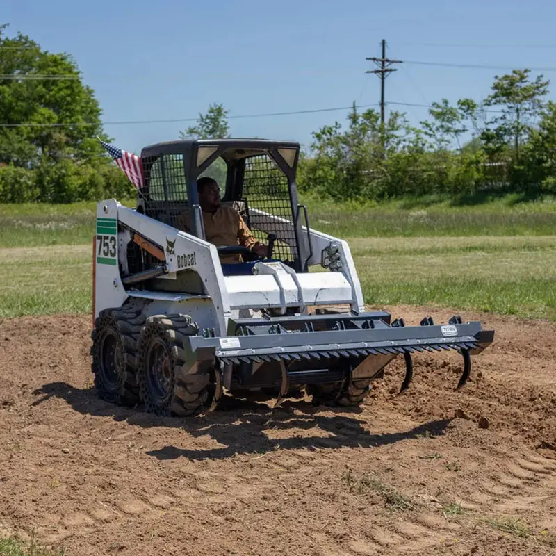 Titan Attachments Ripper Scarifier | Heavy-Duty Soil Conditioner | 72" Ripping Width | 5–9 Tines | 2"–9" Adjustable Spacing | Oil Flow Range 13–25 Gpm | For Skid Steers 1