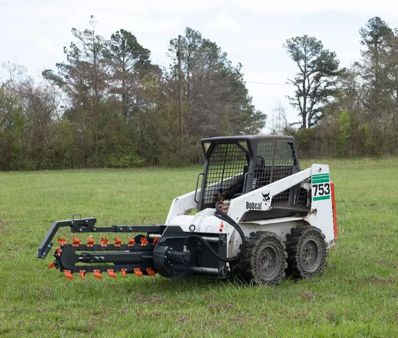 Titan Attachments Trencher | Working Saw Length 3' & 4' Ft | Hydraulic Flow Range 18–29 Gpm | For Skid Steers 1