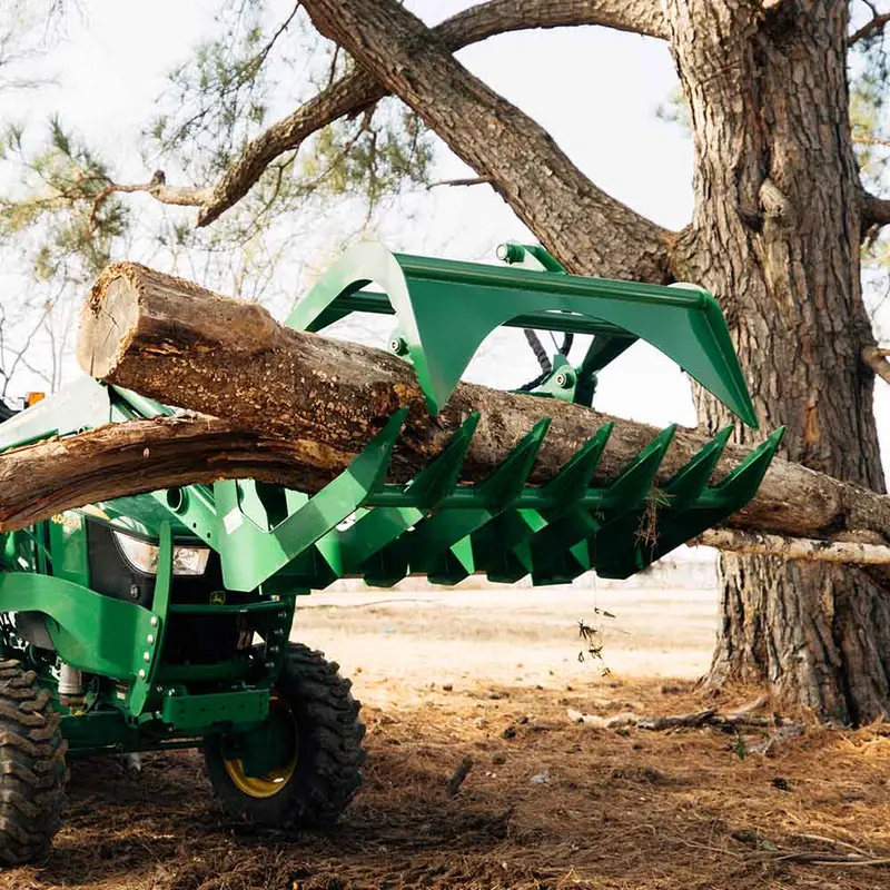 Titan Grade 50 Economy Series Root Grapple Bucket | Overall Width 48" & 60" Inches | Horsepower 25-50 Hp | For Tractor 1