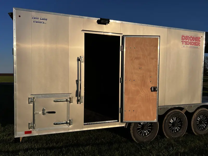 Tj Aerosense Drone Tender Bare Package | Model Gooseneck Bumper Trailer | 20' Trailer Length | Capacity 14,000 Lbs 1