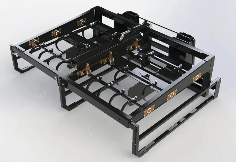 Top Dog Attachments 6-Pack Bale Accumulator Grapple | Max Lift 6 Bales | Width 84” | 15 - 20 Gpm | For Skid Steers 1