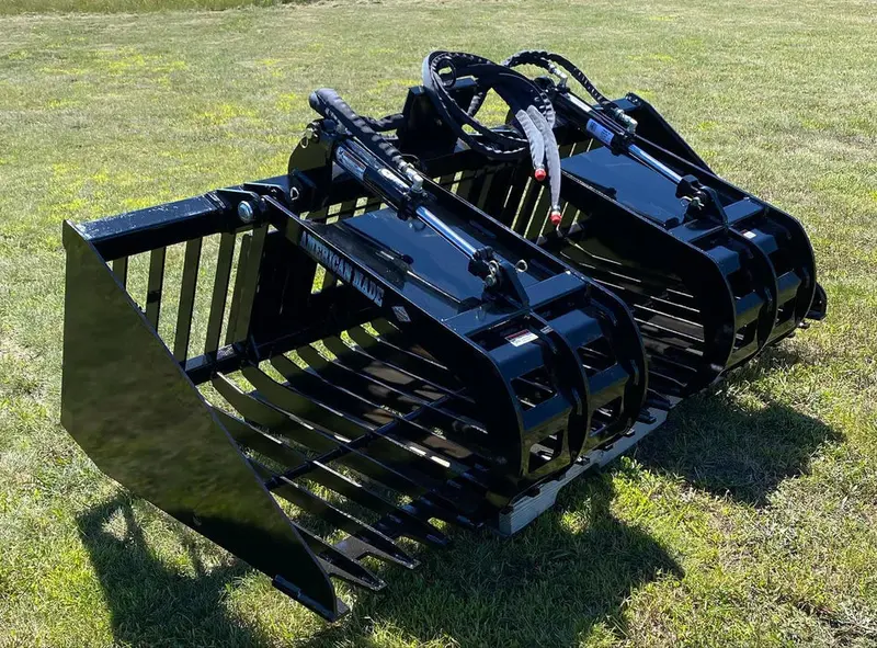 Top Dog Attachments Firewood Grapple | Width 62"-90" | 15-25 Gpm | For Skid Steers 1