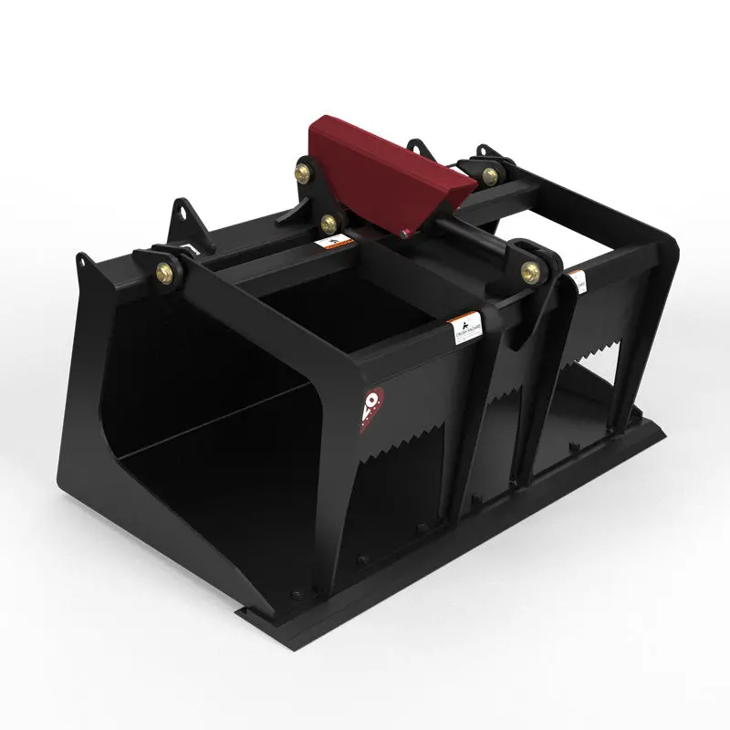 Top Dog Attachments Scrap Grapple | Heavy-Duty Material Handling | Width 60"-84" | Weight 842-996 Lbs | Oil Flow Range 15-25 Gpm | For Skid Steer 1
