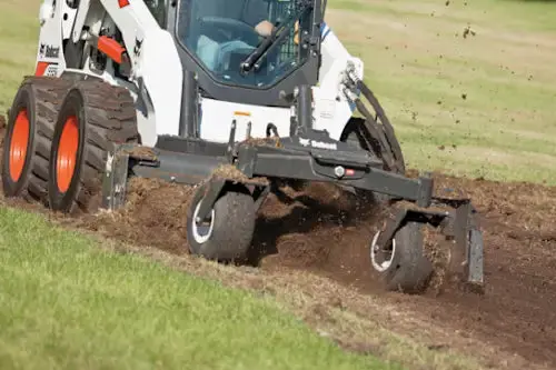 Top Dog Attachments Soil Conditioners / Power Rakes | Manual & Hydraulic Angle | Width 72" & 84" | 13-37 Gpm | For Skid Steers 1