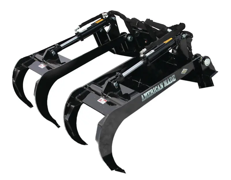Top Dog Attachments Weld On Grapple |  Width 59.5" | 15-25 Gpm | For Skid Steers 1