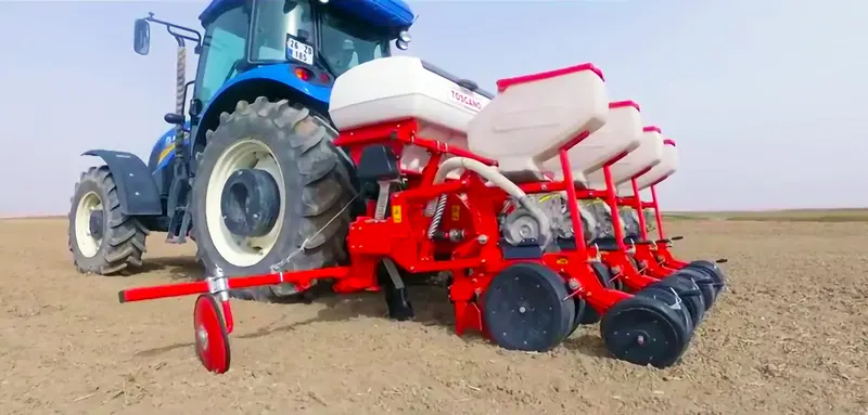 Toscano | Pneumatic Seeding Machine – Disc Type | Model 4, 5, 6, 7, 8 & 12 Rows | Total Width 9.84 To 19.03 Feet | Horsepower 60-130 Hp | For Tractor 1