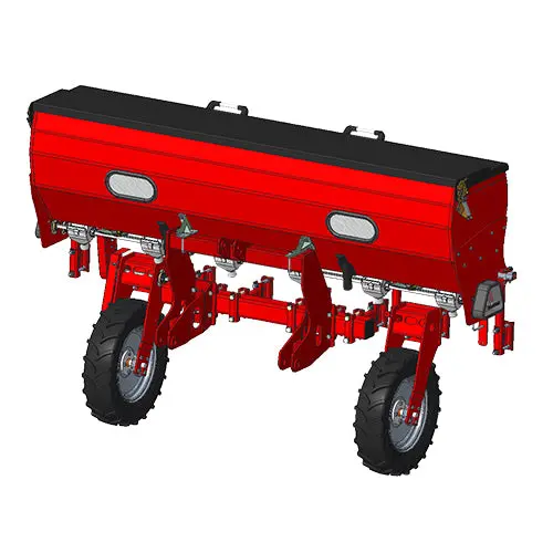 Toscano | Row Crop Cultivator – Folding | Model 7, 9, 10 & 12 Units | Total Width 15.75 To 20.34 Feet | Horsepower 80-100 Hp | For Tractor 17