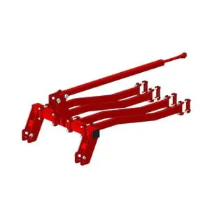 Toscano | Row Crop Cultivator – Folding | Model 7, 9, 10 & 12 Units | Total Width 15.75 To 20.34 Feet | Horsepower 80-100 Hp | For Tractor 20