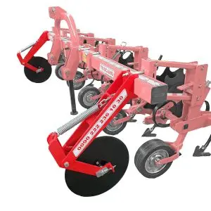 Toscano | Row Crop Cultivator – Folding | Model 7, 9, 10 & 12 Units | Total Width 15.75 To 20.34 Feet | Horsepower 80-100 Hp | For Tractor 23