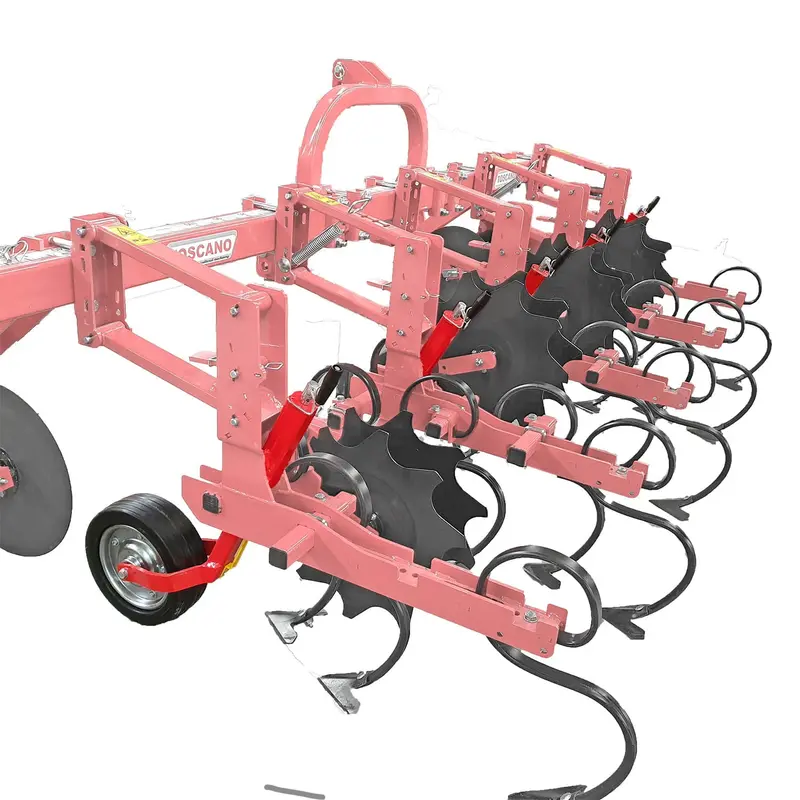 Toscano | Row Crop Cultivator – Folding | Model 7, 9, 10 & 12 Units | Total Width 15.75 To 20.34 Feet | Horsepower 80-100 Hp | For Tractor 25