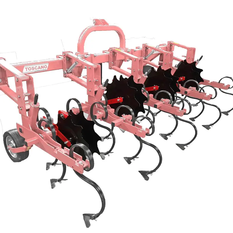 Toscano | Row Crop Cultivator – Folding | Model 7, 9, 10 & 12 Units | Total Width 15.75 To 20.34 Feet | Horsepower 80-100 Hp | For Tractor 27