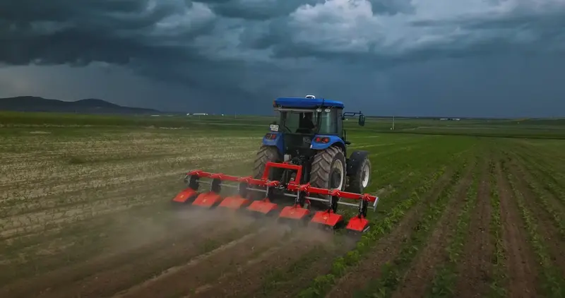 Toscano | Wide Unit Inter-Row Rotary Cultivator | Model 4, 5, 6, 7 & 9 Units | Total Width 7.05 To 14.76 Feet | Horsepower 30-75 Hp | For Tractor 10