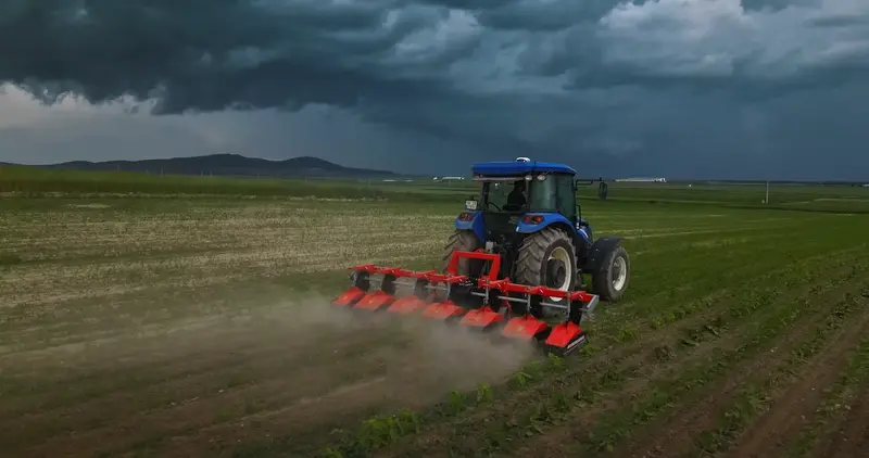 Toscano | Wide Unit Inter-Row Rotary Cultivator | Model 4, 5, 6, 7 & 9 Units | Total Width 7.05 To 14.76 Feet | Horsepower 30-75 Hp | For Tractor 11