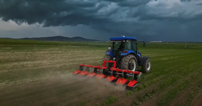 Toscano | Wide Unit Inter-Row Rotary Cultivator | Model 4, 5, 6, 7 & 9 Units | Total Width 7.05 To 14.76 Feet | Horsepower 30-75 Hp | For Tractor 13