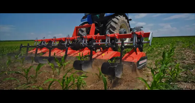Toscano | Wide Unit Inter-Row Rotary Cultivator | Model 4, 5, 6, 7 & 9 Units | Total Width 7.05 To 14.76 Feet | Horsepower 30-75 Hp | For Tractor 14