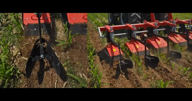 Toscano | Wide Unit Inter-Row Rotary Cultivator | Model 4, 5, 6, 7 & 9 Units | Total Width 7.05 To 14.76 Feet | Horsepower 30-75 Hp | For Tractor 16