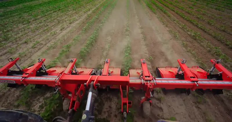 Toscano | Wide Unit Inter-Row Rotary Cultivator | Model 4, 5, 6, 7 & 9 Units | Total Width 7.05 To 14.76 Feet | Horsepower 30-75 Hp | For Tractor 18